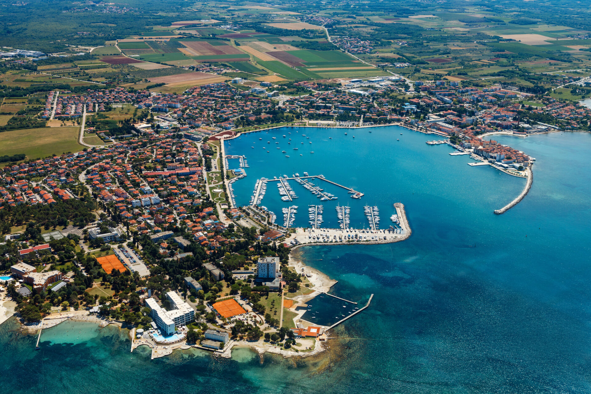 Croatia, Umag. Tennis stadium